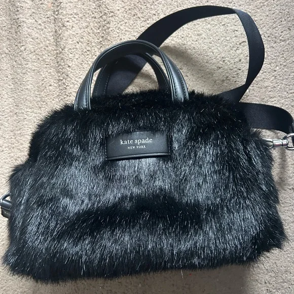 Kate Spade Furry Satchel - Picture 1 of 11